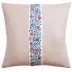 Ashoka Slubby Linen Shell Pink Ashoka Rose and Sky Tape 14 x 20 in Pillow