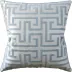 Ming Trail Robin's Egg 22 x 22 in Pillow