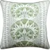 Cairo Green White 22 x 22 in Pillow