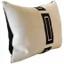Giorgio Linen Ingot Tape Raven 14 x 20 in Pillow