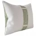 Giorgio Linen Ingot Tape Greenery 14 x 20 in Pillow