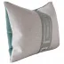 Giorgio Linen Ingot Tape Rain 14 x 20 in Pillow