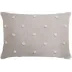 French Knot Embroidery Flax 14 x 20 in Pillow