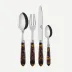 Tortoise Faux Tortoise 48 Pieces Cutlery Set 9"1/4