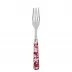 Toile De Jouy Red Dinner Fork 8.5"