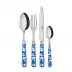 Toile De Jouy Blue 4-Pc Setting (Dinner Knife, Dinner Fork, Soup Spoon, Teaspoon)