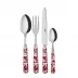Toile De Jouy Red 4-Pc Setting (Dinner Knife, Dinner Fork, Soup Spoon, Teaspoon)