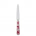 Toile De Jouy Red Kitchen Knife 8.25"