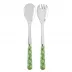 Provencal Garden Green 2-Pc Salad Serving Set 10.25" (Fork, Spoon)