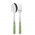 Provencal Garden Green 2-Pc Serving Set 10.25" (Fork, Spoon)