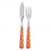 Provencal Orange Fish Set 8.25" (Knife, Fork)