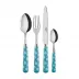 Provencal Turquoise 4-Pc Setting (Dinner Knife, Dinner Fork, Soup Spoon, Teaspoon)