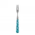 Provencal Turquoise Cocktail Fork 5.75"