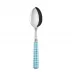 Gingham Turquoise Soup Spoon 8.5"