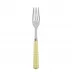 Gingham Yellow Dinner Fork 8.5"