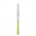 Gingham Lime Dinner Knife 9.25"