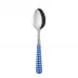 Gingham Lapis Blue Dessert Spoon 7.5"