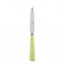 Gingham Lime Dessert Knife 8"