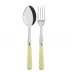 Gingham Yellow 2-Pc Serving Set 10.25" (Fork, Spoon)