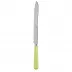 Gingham Lime Bread Knife 11"