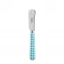 Gingham Turquoise Butter Spreader 5.5"