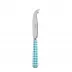 Gingham Turquoise Small Cheese Knife 6.75"