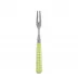 Gingham Lime Cocktail Fork 5.75"