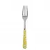 Daisy Yellow Salad Fork 7.5"