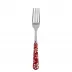 Daisy Red Salad Fork 7.5"