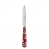 Daisy Red Dessert Knife 8"