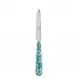 Daisy Turquoise Dessert Knife 8"