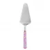 Daisy Pink Tart Slicer 10"