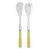Daisy Yellow 2-Pc Salad Serving Set 10.25" (Fork, Spoon)