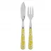 Daisy Yellow Fish Set 8.25" (Knife, Fork)