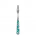 Daisy Turquoise Cocktail Fork 5.75"