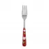 Tulip Red Salad Fork 7.5"