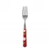 Tulip Red Cake Fork 6.5"