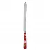 Tulip Red Bread Knife 11"