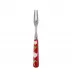 Tulip Red Cocktail Fork 5.75"