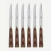Nature Light Wood Set Of 6 Steak Knives