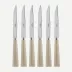 Nature Faux Horn Set Of 6 Steak Knives