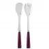 Icon Aubergine 2-Pc Salad Serving Set 10.25" (Fork, Spoon)