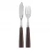 Icon Brown Fish Set 8.25" (Knife, Fork)