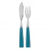 Icon Turquoise Fish Set 8.25" (Knife, Fork)