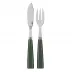 Icon Dark Green Fish Set 8.25" (Knife, Fork)