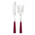 Icon Red 2-Pc Fish Serving Set 11" (Knife, Fork)