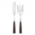 Icon Brown 2-Pc Fish Serving Set 11" (Knife, Fork)