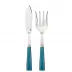 Icon Turquoise 2-Pc Fish Serving Set 11" (Knife, Fork)