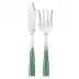 Icon Garden Green 2-Pc Fish Serving Set 11" (Knife, Fork)