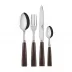 Icon Brown 4-Pc Setting (Dinner Knife, Dinner Fork, Soup Spoon, Teaspoon)